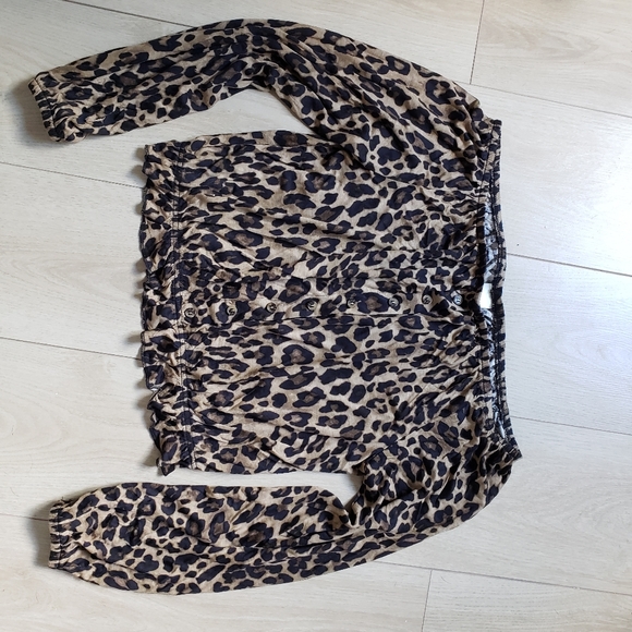 H&M leopard pattern top size S - Picture 3 of 4